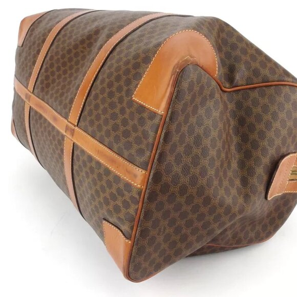 CELINE Boston bag macadam beige PVC ?~ leather Authentic used - Picture 4 of 9